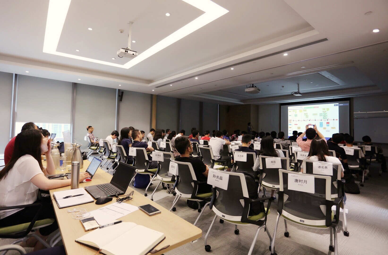 龙湖集团全国贸易研发钻研会现场