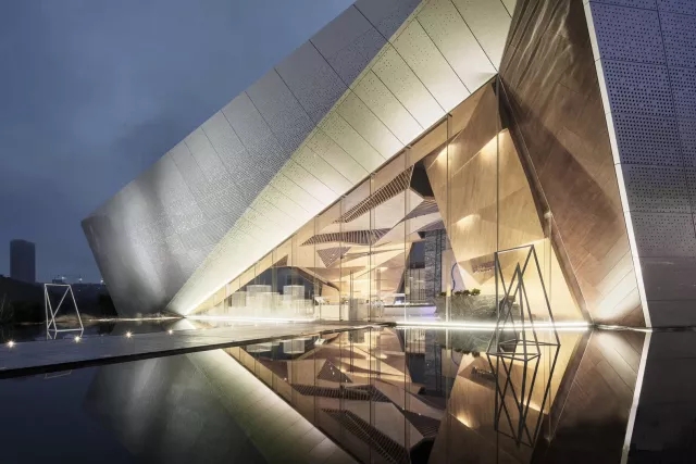 主展厅透视 by刘国畅，9001cc金沙以诚为本建设设计